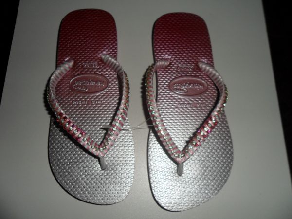 havaianas top personalizada com straz