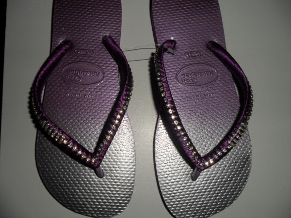 havaianas top personalizada com straz